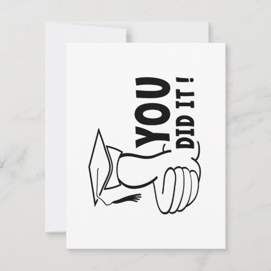 Je bent geslaagd of je hebt het gehaald, diploma (Vorderseite)