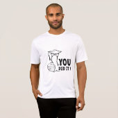 Je bent geslaagd of je hebt het gehaald, diploma T-Shirt (Vorne ganz)