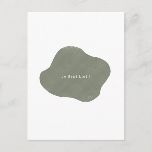 Je Bent Lief Kaart Postkarte (Vorderseite)