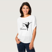 Je Danse Ballett (ich tanze) T-Shirt (Vorderseite Vollansicht)