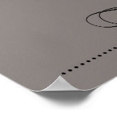 je deins, je meins, immer deins, drucken, kohlen poster (Ecke)