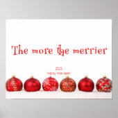 Je glücklicher das neue Jahr-Poster wird Poster (Vorne)