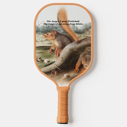 Je länger ich Pickleball spiele, desto länger bin Pickleball Schläger (Rückseite)