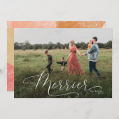 Je leichter die Weihnachtskarte ist Ankündigung (Vorne/Hinten)