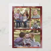 Je leichter die Weihnachtskarte ist Einladung (Rückseite)