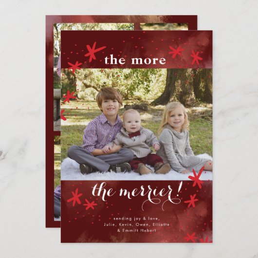 Je leichter die Weihnachtskarte ist Einladung (Vorne/Hinten)