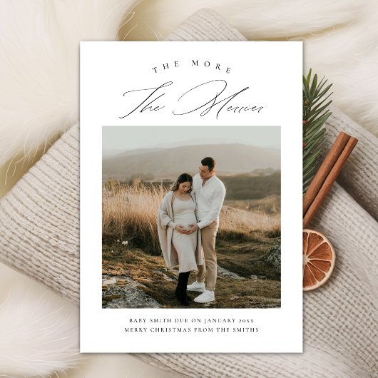 Je leichter die Weihnachtsschwangerschaft ist Ankündigung