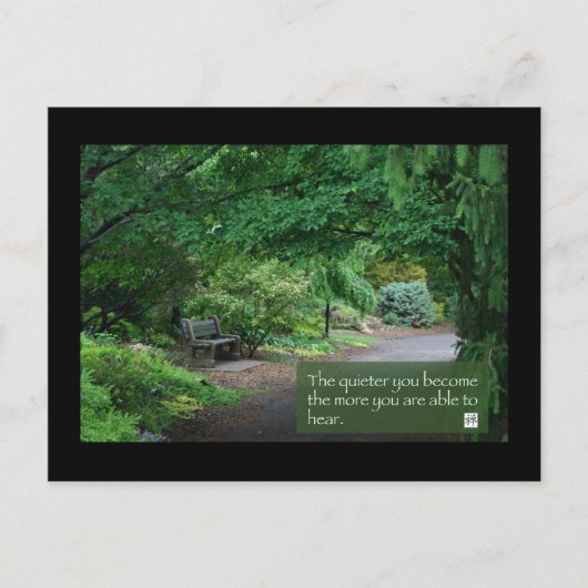 Je leiser du wirst.. postkarte (Vorderseite)