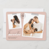 Je mehr das Merrier Rust Geburt Ankündigung Foto (Vorderseite)