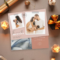 Je mehr das Merrier Rust Geburt Ankündigung Foto