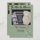 Je mehr, desto besser Weihnachtskarte Feiertagskarte (Vorne/Hinten)