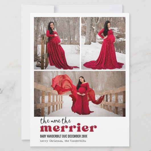 Je mehr die Ankündigung der Schwangerschaft des Me (Vorderseite)