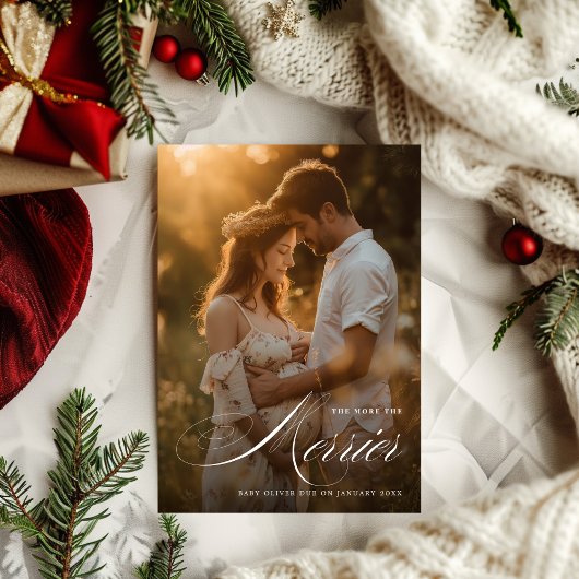 Je mehr die Ankündigung der Schwangerschaft des Me