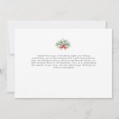 Je mehr die Feiertage ankündigen Ankündigung (Rückseite)