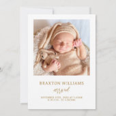 Je mehr die heitere Weihnachtsankündigung Ankündigung (Rückseite)