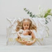 Je mehr die Merrier Holiday Baby Ankündigung (Stehend vorne)