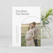 Je mehr die schärfere Arch-Weihnachtsschwangerscha Ankündigung (Stehend Vorderseite)