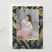 Je mehr die schwächere Schwangerschaft Feiertagskarte (Rückseite)