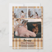 Je mehr die schwächere Schwangerschaft Feiertagskarte (Vorderseite)