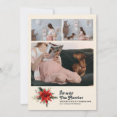 Je mehr die schwächere Schwangerschaft Feiertagskarte (Vorderseite)