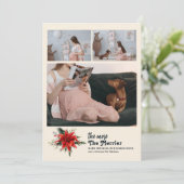 Je mehr die schwächere Schwangerschaft Feiertagskarte (Stehend Vorderseite)