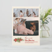 Je mehr die schwächere Schwangerschaft Feiertagskarte (Stehend Vorderseite)