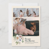 Je mehr die schwächere Schwangerschaft Feiertagskarte (Vorderseite)