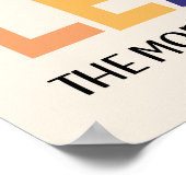 Je mehr du das Kinderzimmer Boho lest Poster (Ecke)