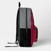 Je mehr du liest.. bedruckter rucksack (Links)