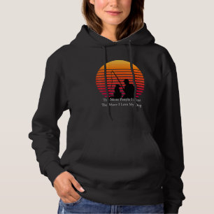 Je mehr Leute ich treffe, desto mehr Liebe mache i Hoodie