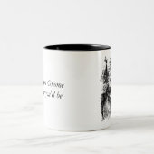 Je mehr Sie der glücklichere Gnome, desto sind Sie Zweifarbige Tasse (Mittel)