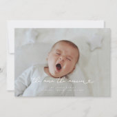 Je mehr Weihnachten Weihnachten Foto Announc Einladung (Vorderseite)