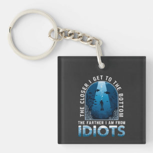 Je Naher ich an die Unterseite komme, desto weiter Schlüsselanhänger