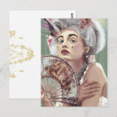 Je Ne Regrette Rien Postkarte (Vorne/Hinten)