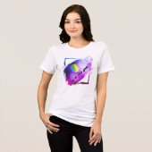Je Ne Sais Quoi Bright farbenfroher Chic Tri-Blend Shirt (Vorderseite voll)