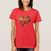 Je Ne Sais Quoi Red Heart Chic T - Shirt (Vorderseite)
