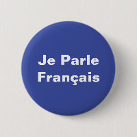 Je Parle Français ich spreche Französisch Weiß auf