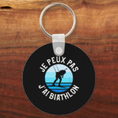 Je Peux Pas J'ai Biathlete Schlüsselanhänger (Vorderseite)
