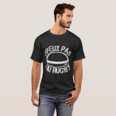 Je Peux Pas J'ai Rugby Idea Gamer Rugbyman Spaß T-Shirt (Vorne ganz)