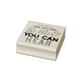 Je quiter Sie werden, desto mehr können Sie Zitat Gummistempel (Stempel)