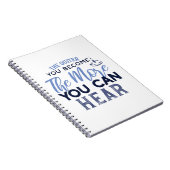 Je quiter Sie werden, desto mehr können Sie Zitat  Notizblock (Rechte Seite)