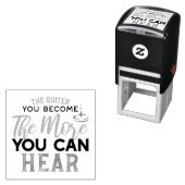 Je quiter Sie werden, desto mehr können Sie Zitat Permastempel (Beispiel)