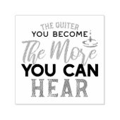 Je quiter Sie werden, desto mehr können Sie Zitat  Permastempel (Design)