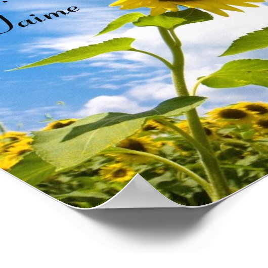 Je Regrette...Pardonne- Moi, Je Taime Poster (Ecke)