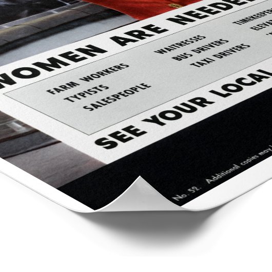 Je schneller wir gewinnen, desto mehr Frauen am Ar Poster (Ecke)