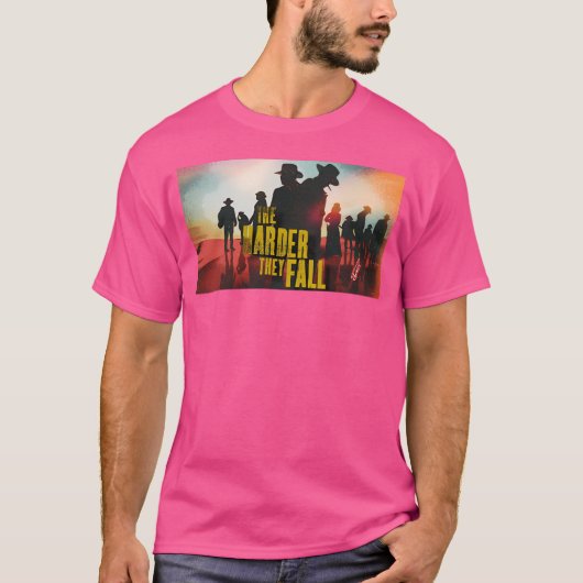 Je schwerer sie fallen T-Shirt (Vorderseite)
