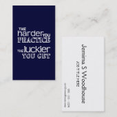 Je stark Sie die Praxis, erhalten Sie desto Visitenkarte (Vorne/Hinten)