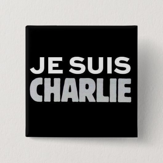 Je Suis Charlie Button (Vorderseite)