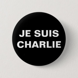 JE SUIS CHARLIE - ICH BIN CHARLIE BUTTON