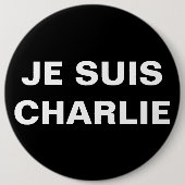JE SUIS CHARLIE - ICH BIN CHARLIE BUTTON (Vorderseite)